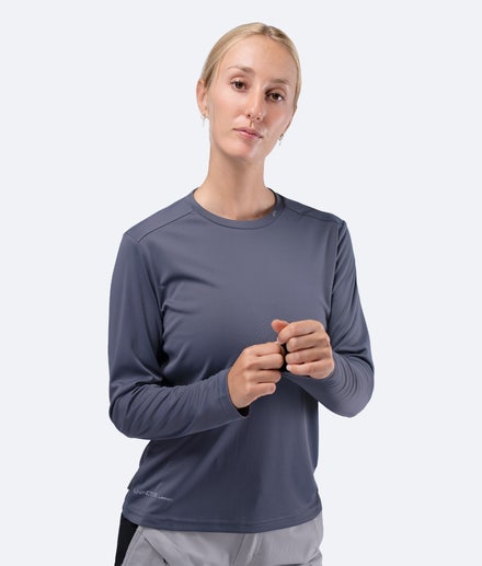 Womens UVActive Long Sleeve Tech Top - Slate