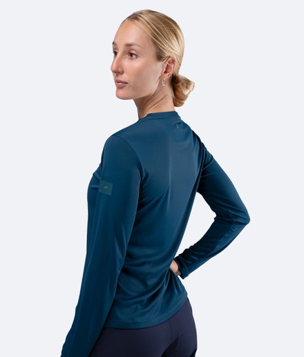 Womens UVActive Long Sleeve Tech Top - Deep Teal