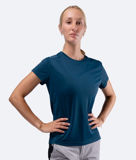 Womens UVActive Short Sleeve Tech Tee - Deep Teal