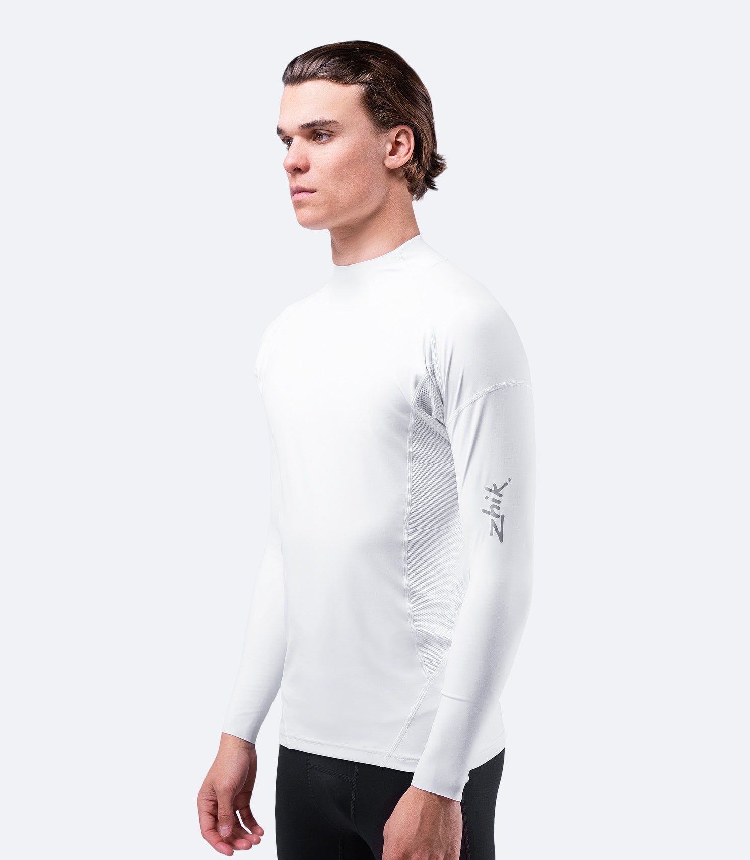 Mens Long Sleeve Eco Spandex Top - Paris Edition