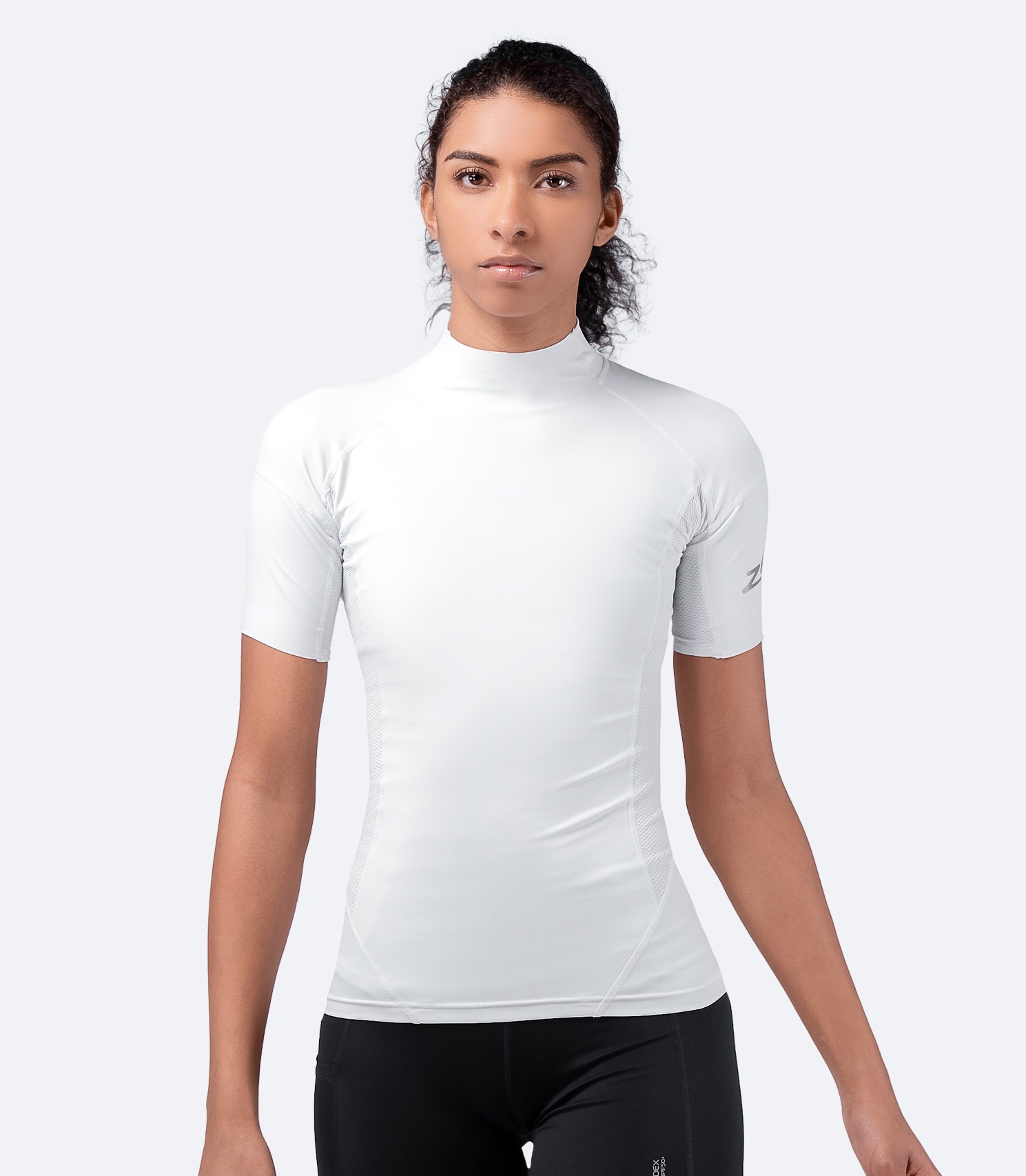 Womens Short Sleeve Eco Spandex Top - Paris Edition