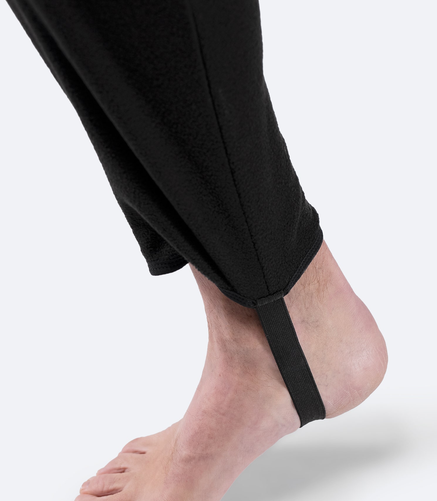 Close-up of ankle hem detail on Zhik Drysuit Underfleece