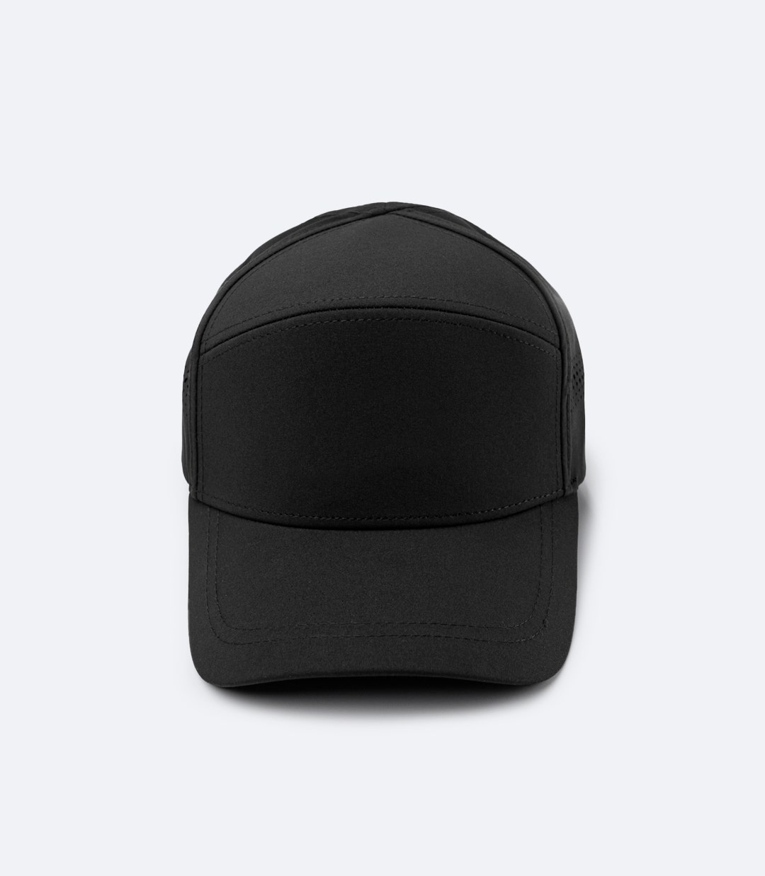 Zhik Team Sports Cap in black, lightweight and stretch-fit with laser-cut ventilation and quick-drying fabric
