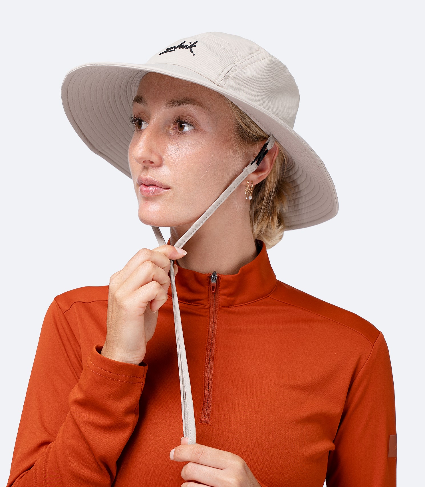 Wide Brim Hat - Stone | Zhik Europe