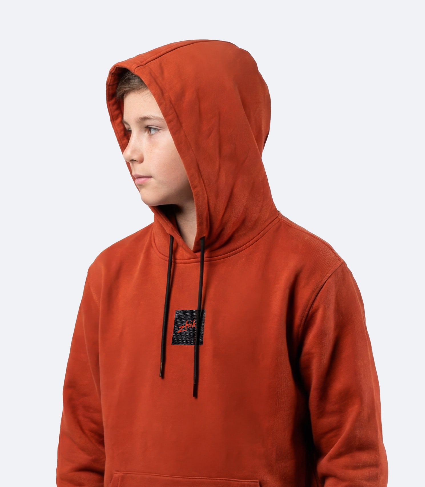Youth Carbon Hoodie - Red Earth
