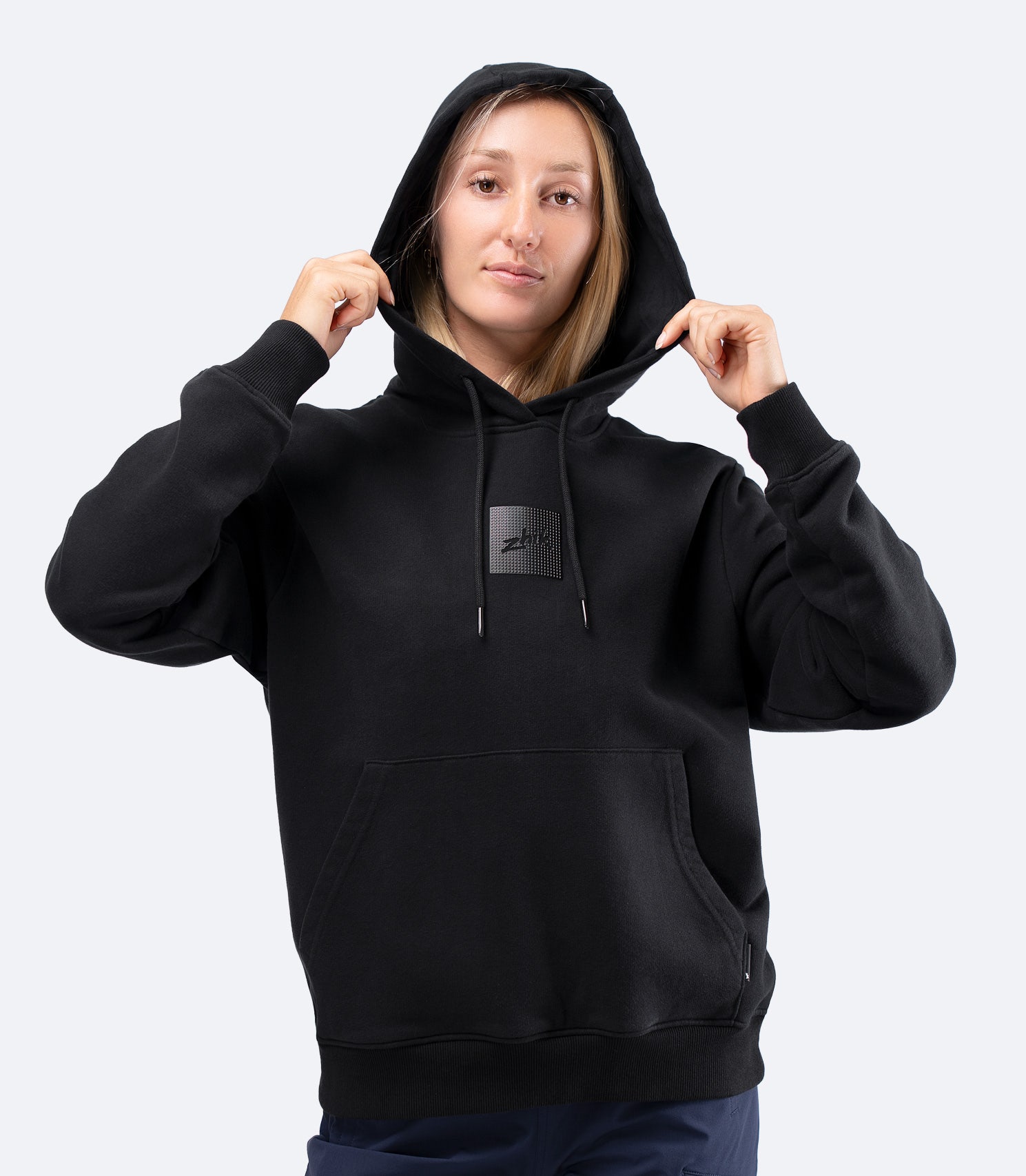 Womens Carbon Hoodie - Black