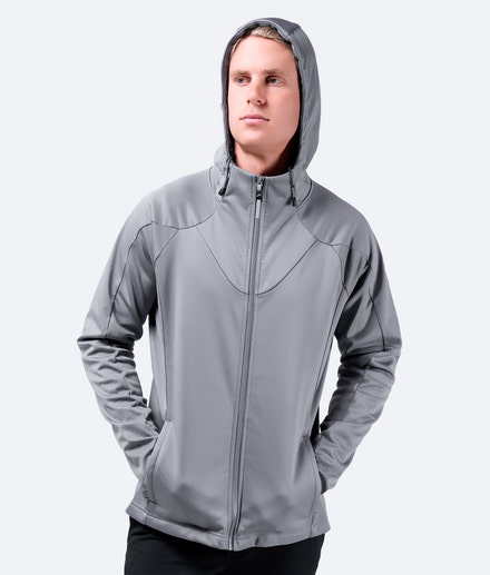 Mens Tech Hoodie - Platinum