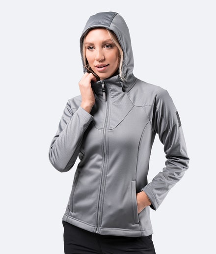 Womens Tech Hoodie - Platinum