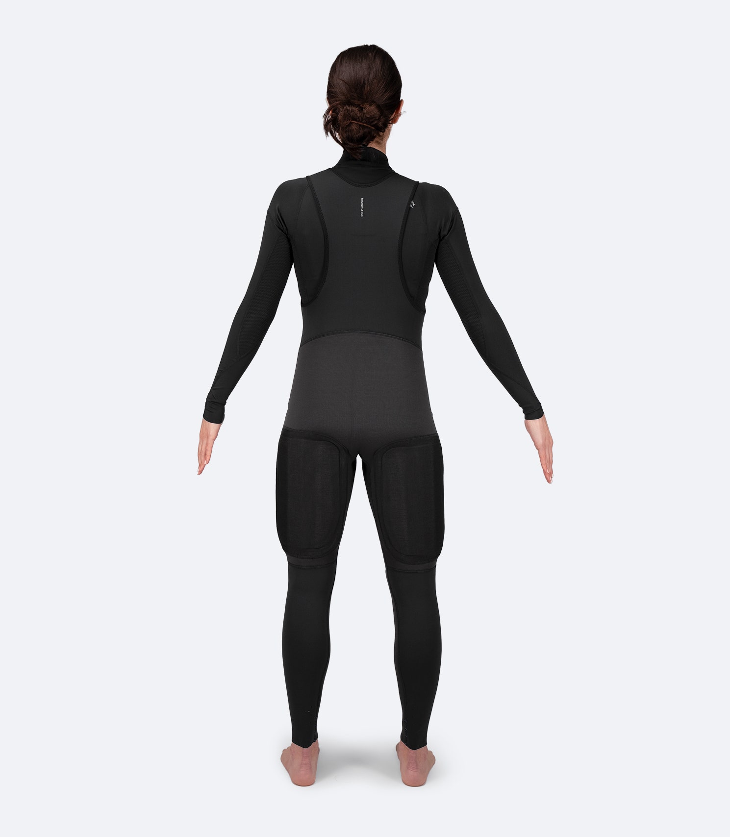 Rear view of Zhik Women's Microfleece Hiker, showing high-rise seat and ZhikTex™ II abrasion-resistant panels for durability