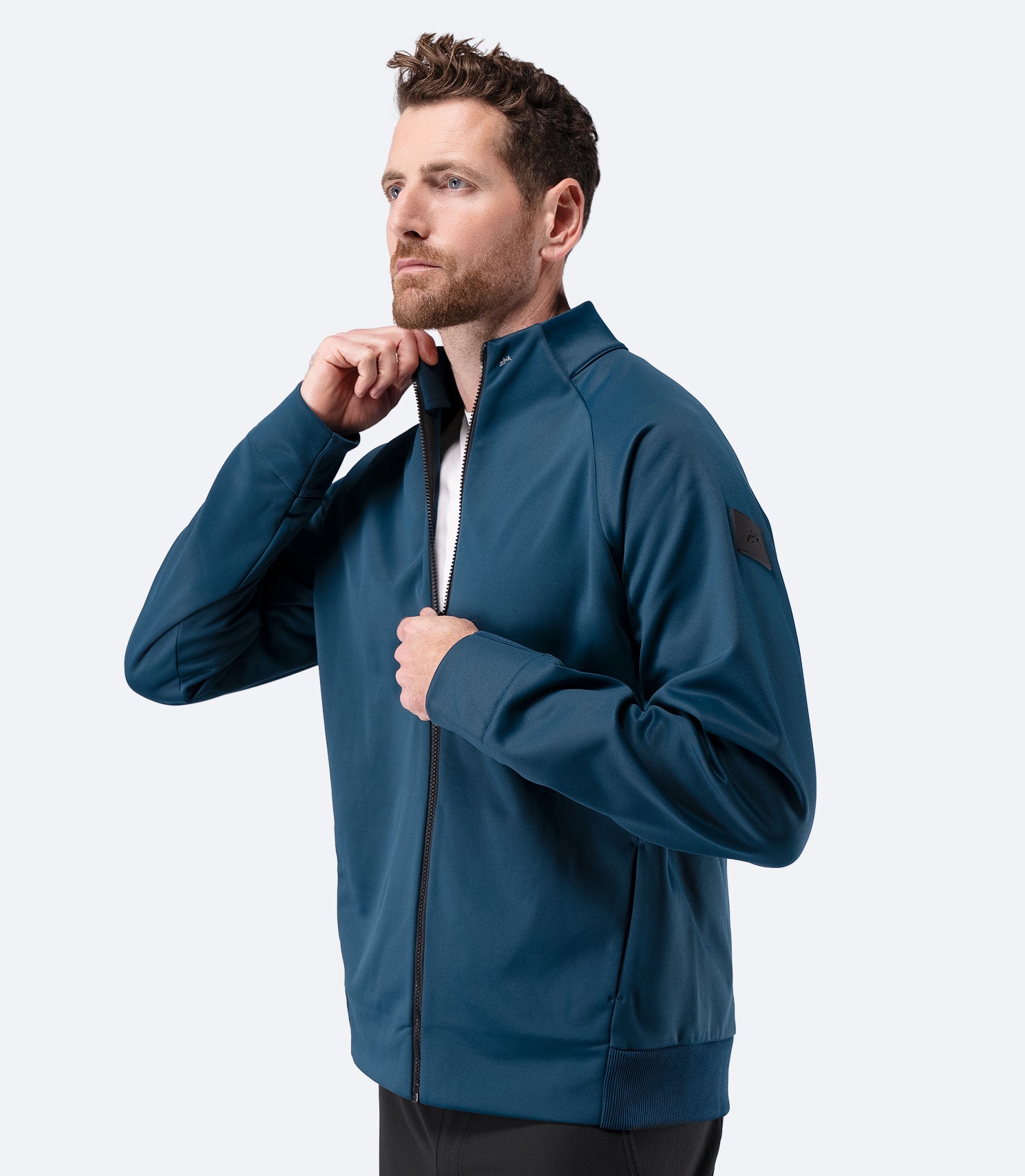 Mens Thermo TechFleece Sports Jacket - Deep Teal | Zhik Europe