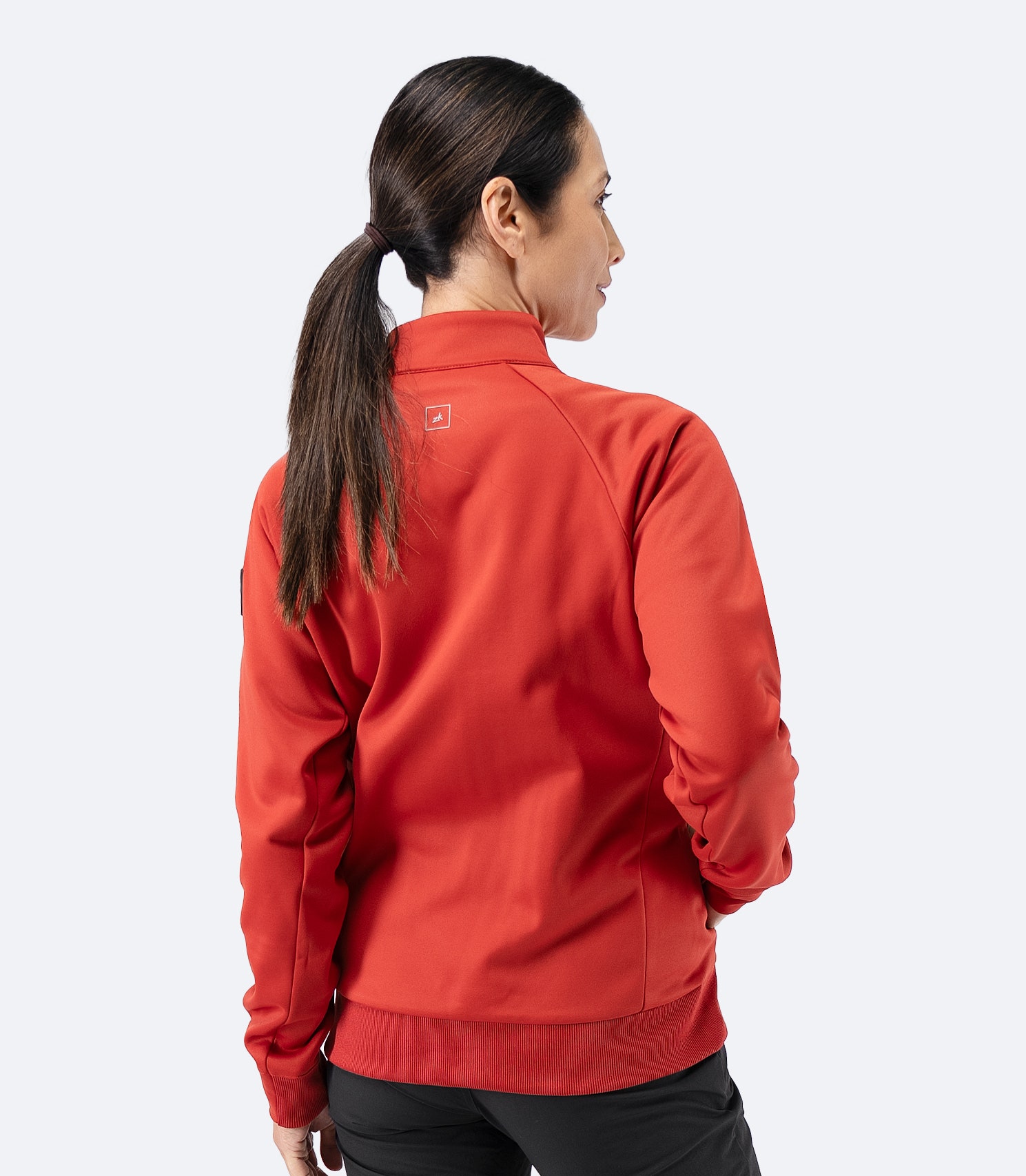 Womens Thermo TechFleece Sports Jacket - Garnet | Zhik Europe