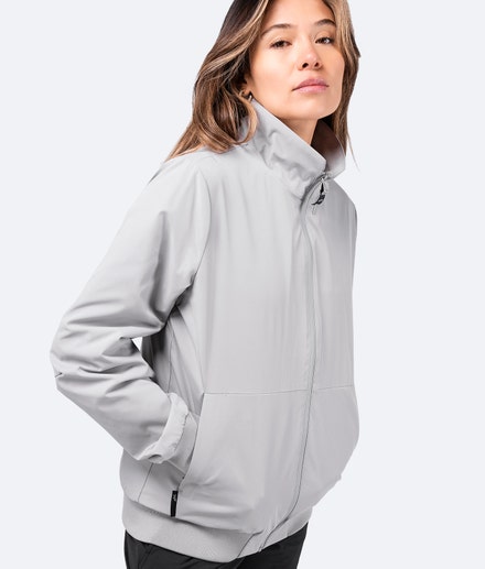 Womens Flight Jacket - Platinum