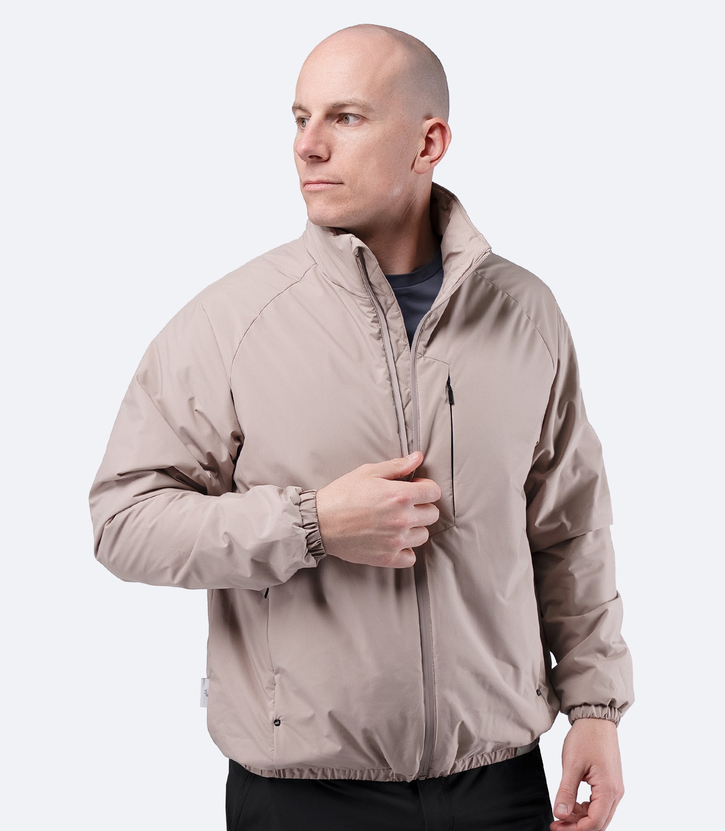 Mens Daybreaker Mid-layer Jacket in the new stone colour