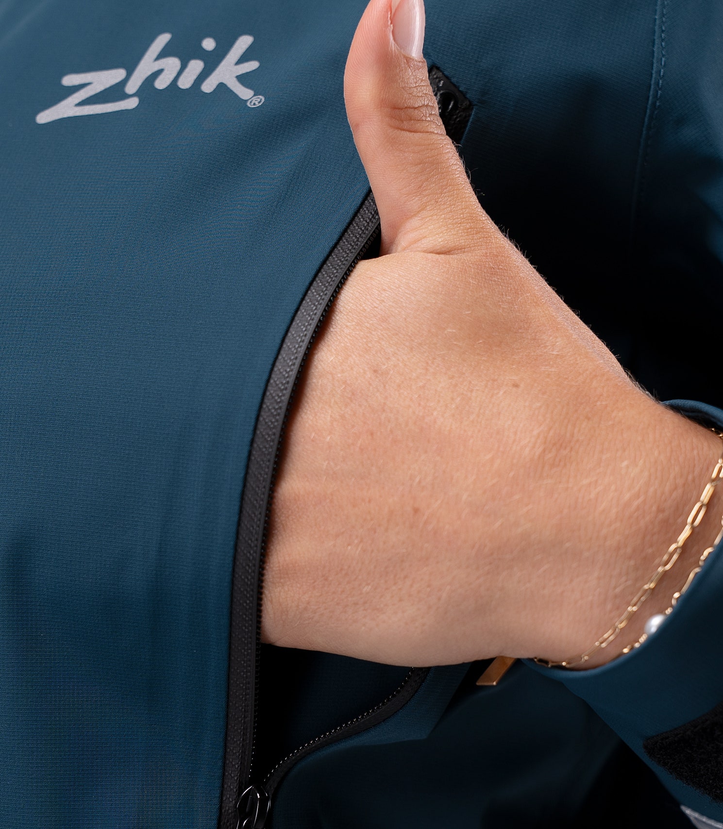 Womens OFS700 Offshore Sailing Jacket - Deep Teal | Zhik Europe