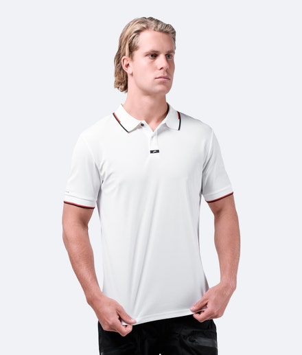 Mens Elite Polo - White