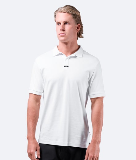 Mens Pima Cotton Polo - White