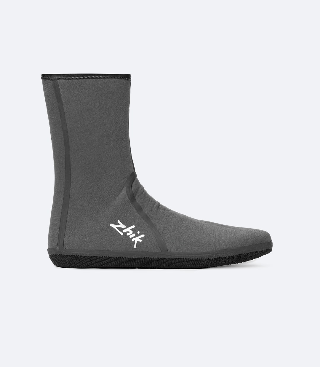 Side view of Zhik Superwarm Neoprene Socks showcasing extended cuffs with an O-ring seal to reduce water entry