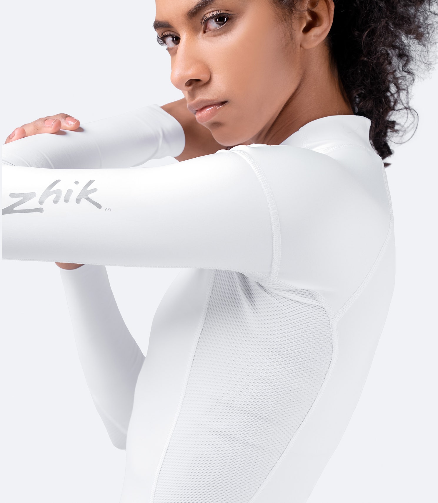 Womens Long Sleeve Eco Spandex Top - Paris Edition
