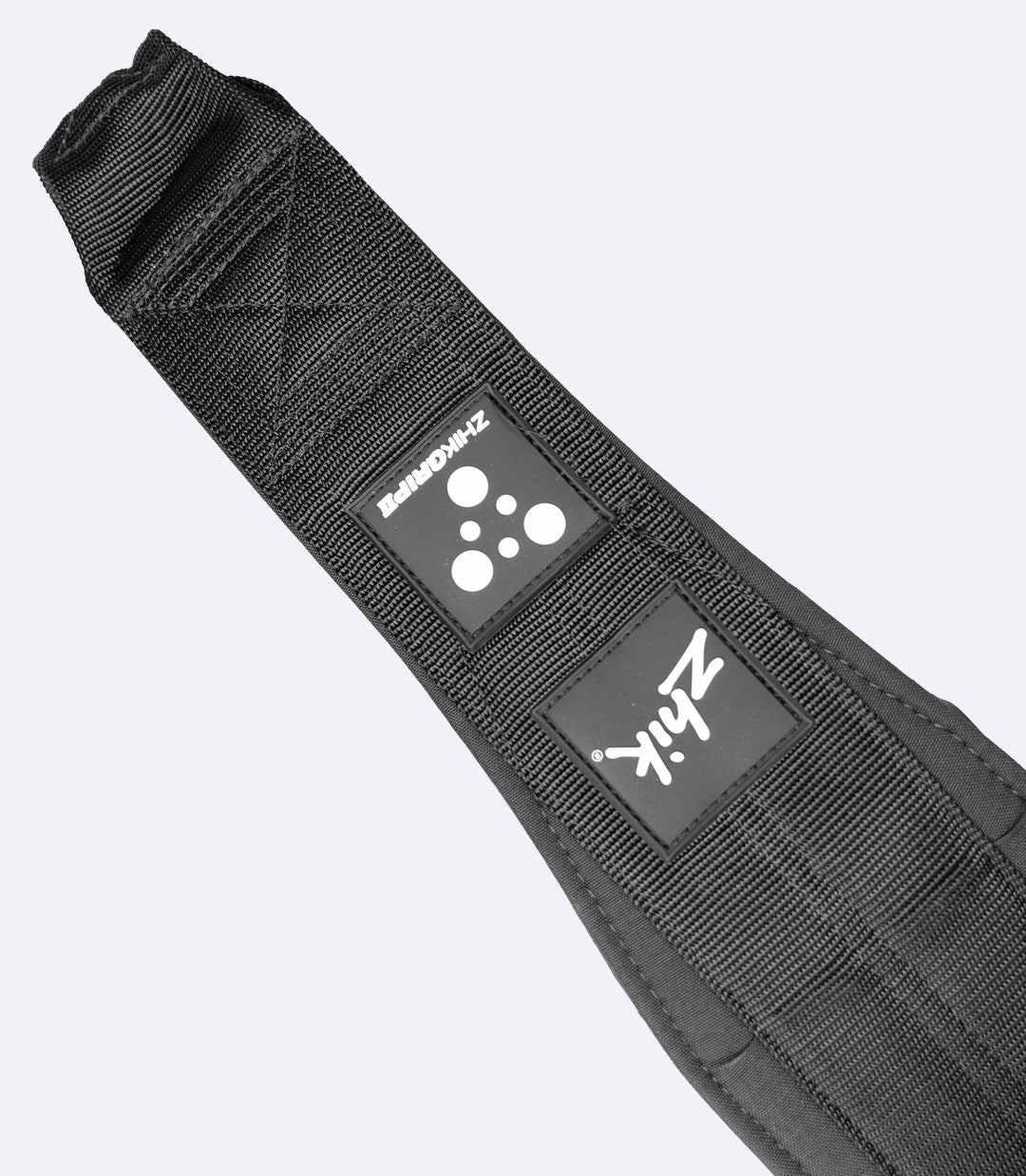 Close up showing the back mounting loop on the Zhik ILCA X Hiking Strap for a strong and secure fit.