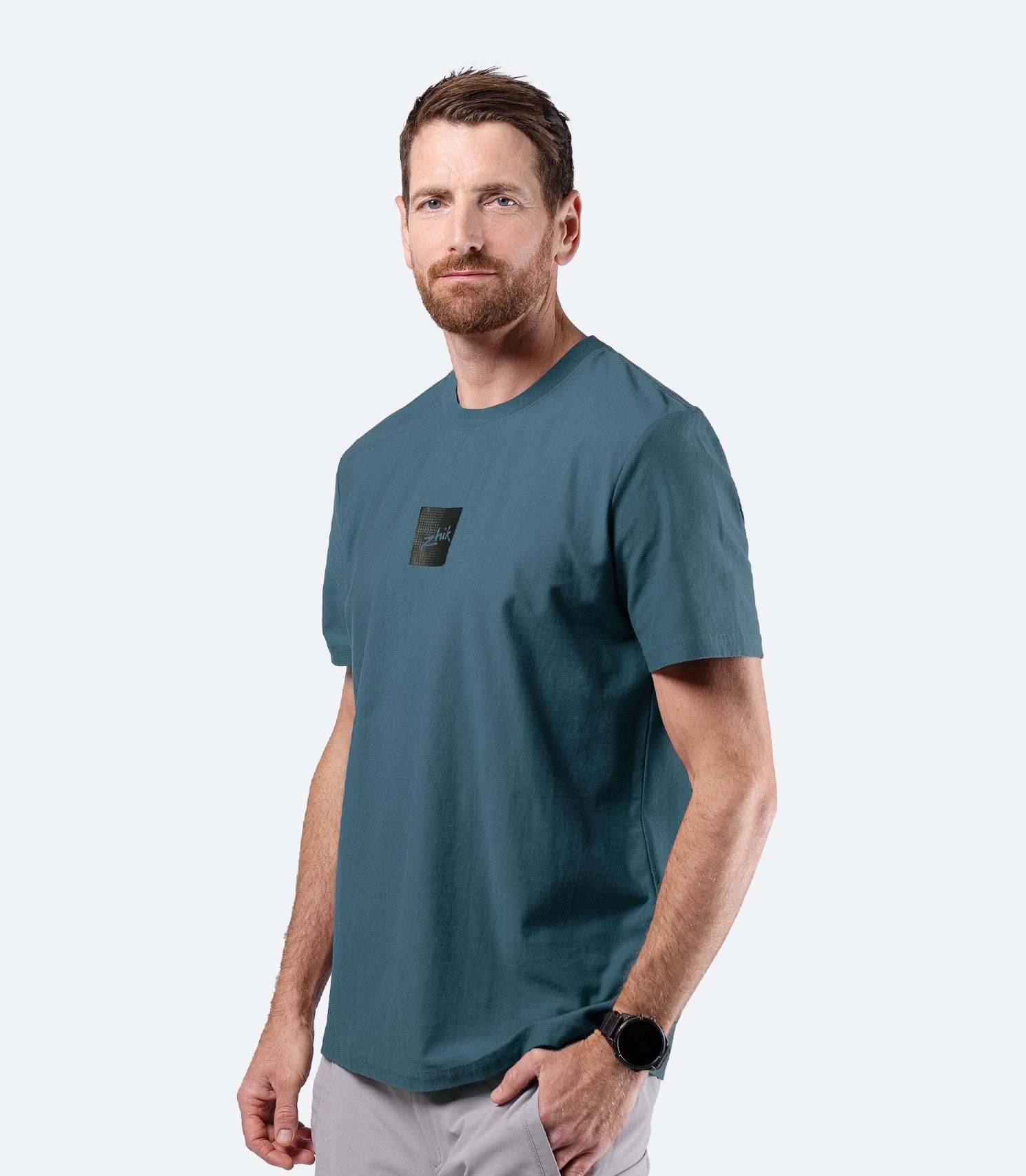 Mens Carbon T-Shirt - Deep Teal