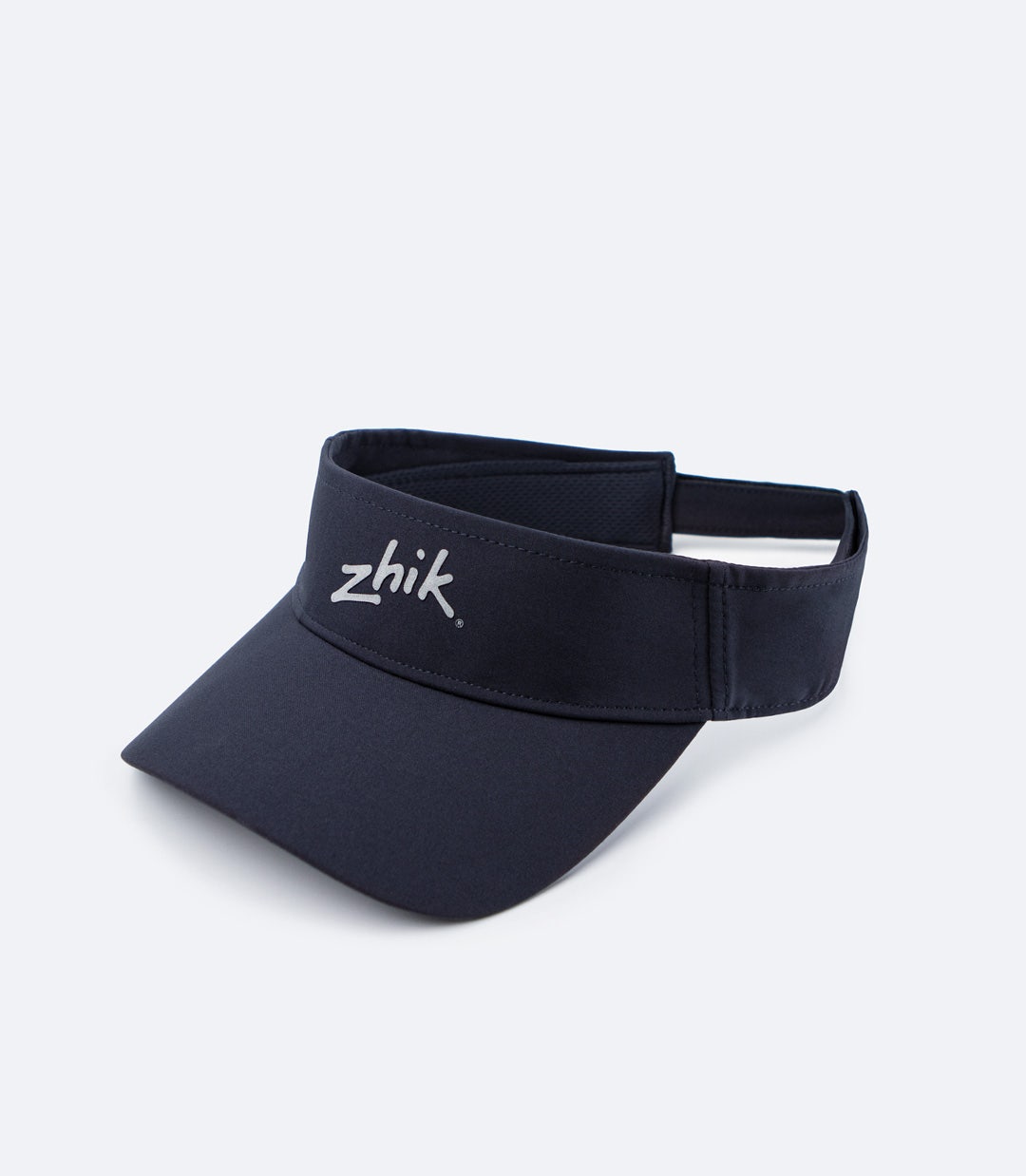 Zhik Sports Visor in navy – quick-drying, lightweight design with anti-glare brim and durable stretch fabric.