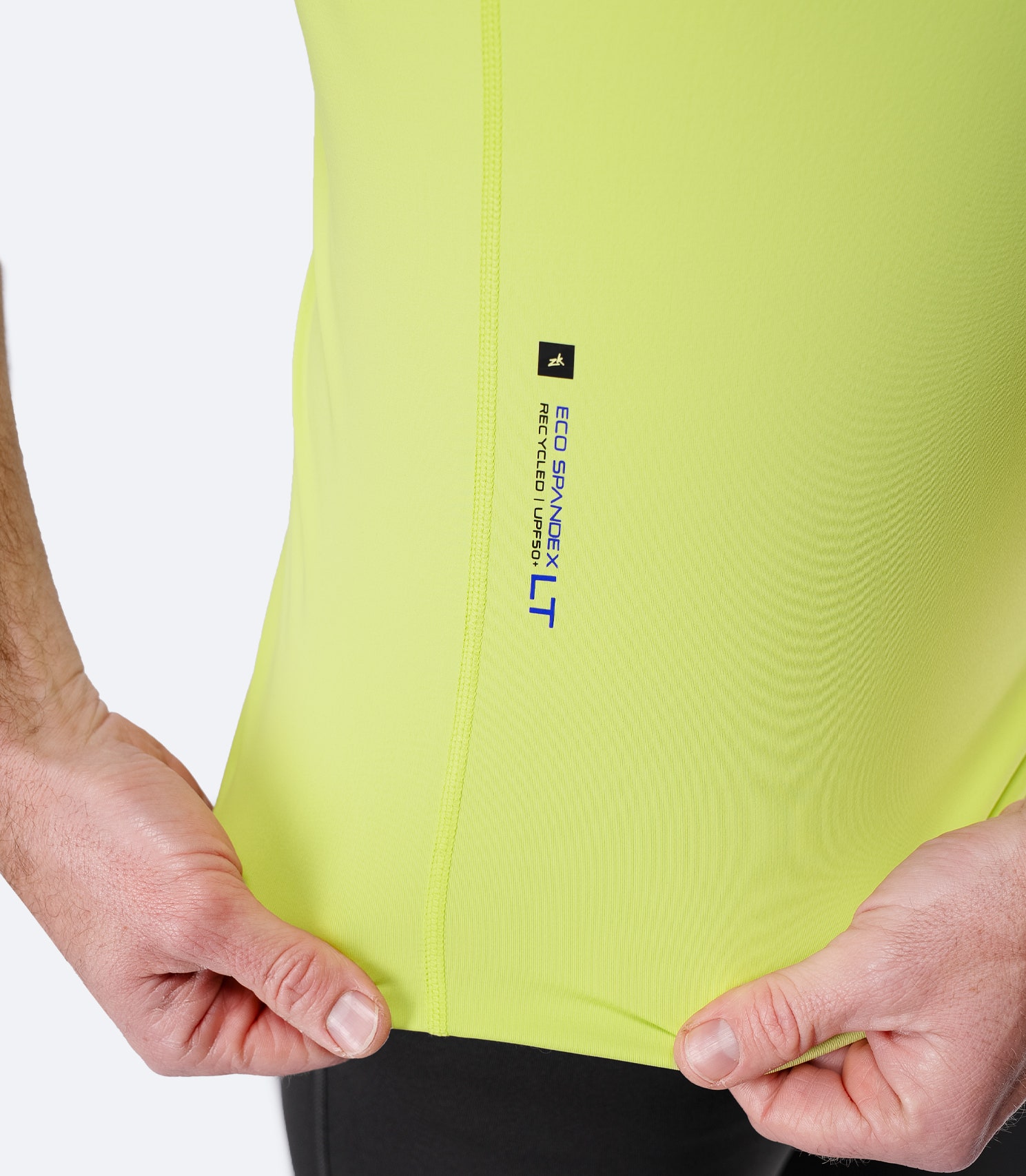 Mens Eco Spandex LT Race Singlet - Lime | Zhik Canada