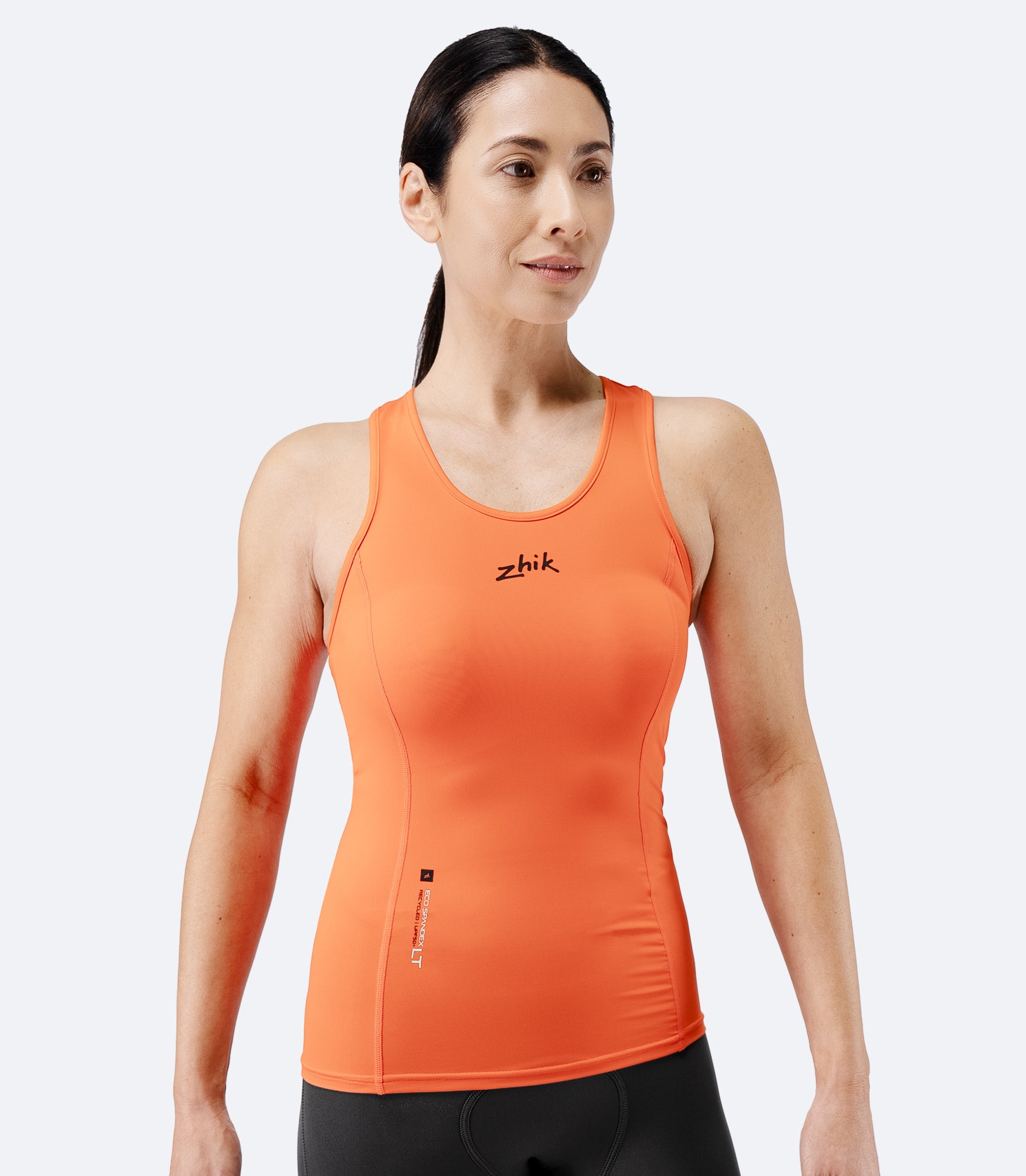 Womens Eco Spandex LT Race Singlet - Flame Red