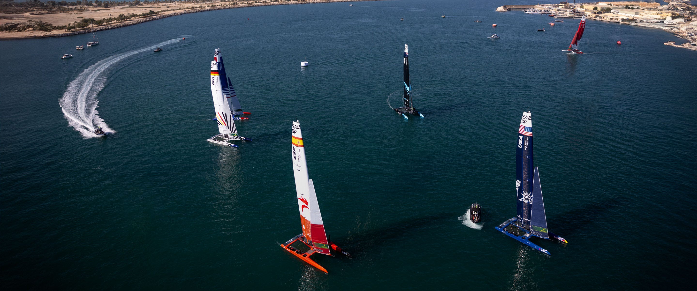 Zhik Sail GP teams claim top 6 placings in Abu Dhabi