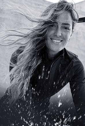 Women wearing sailing gear